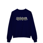 Moletom azul marinho Ink da Hachi Streetwear com o logo em branco envolto por tentáculos de polvo